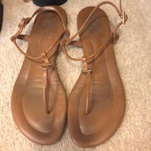 Tory Burch Emmy Logo Thong Sandals
